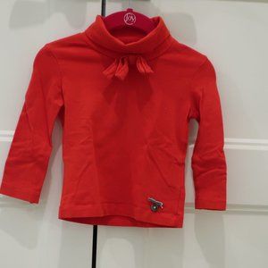 Elsy Baby Red Turtleneck with bow - size 9m